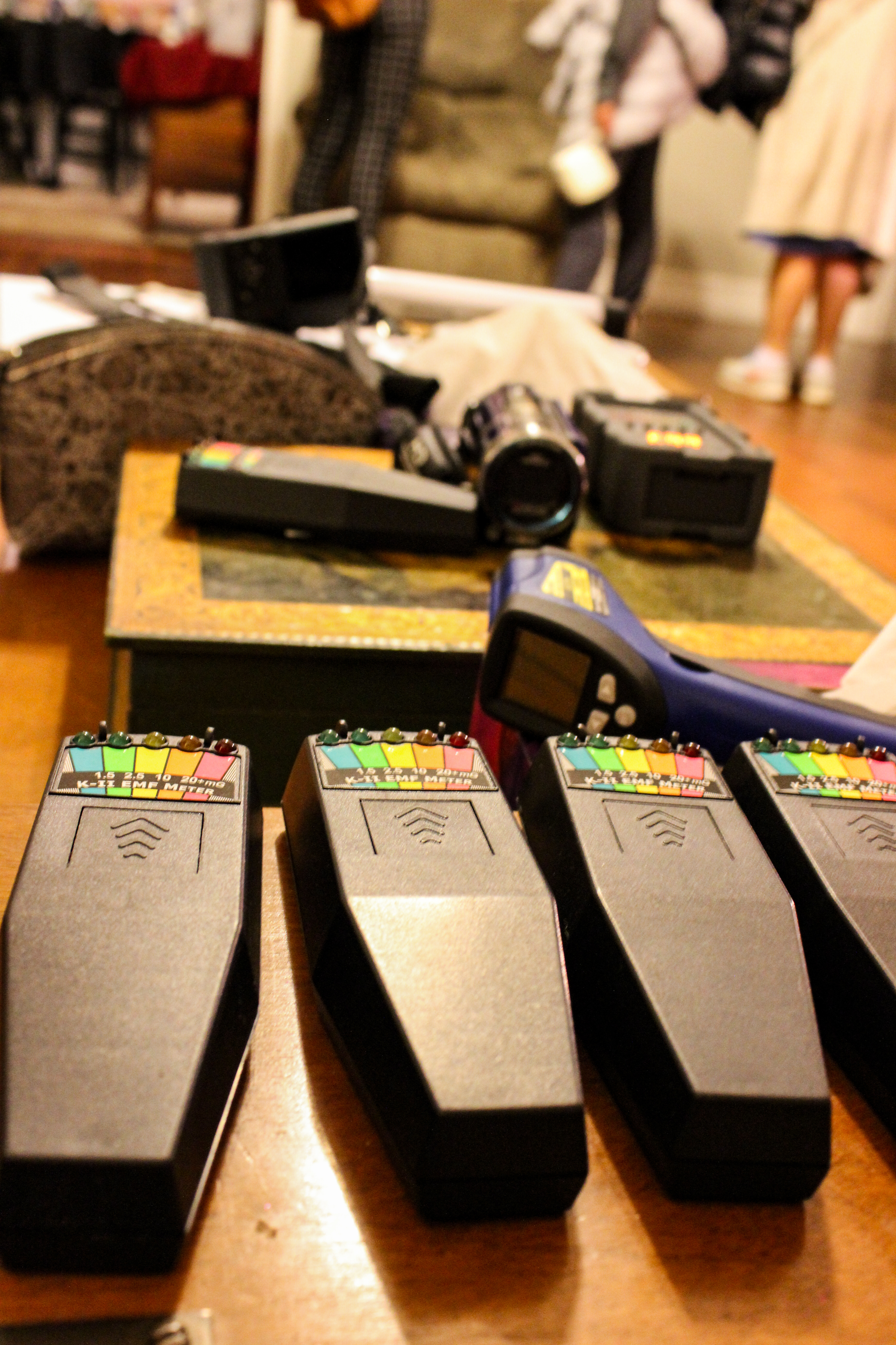 Paranormal investigation equipment, The Whispering Cottage; Mineral Wells, Texas